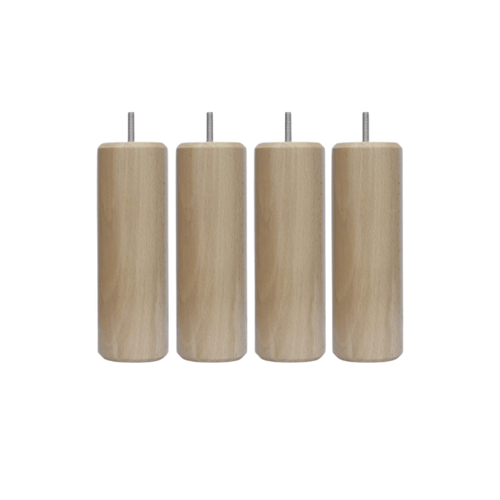 Lot de 4 pieds de sommier 15 Cm