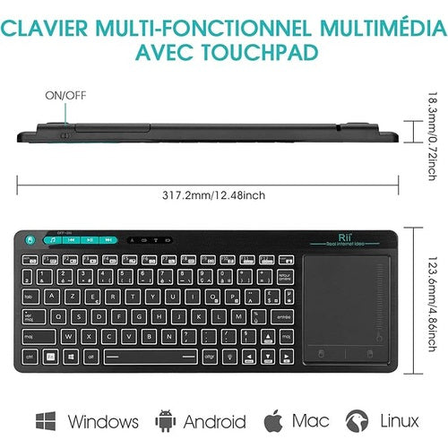 Clavier Bluetooth + TrackPad