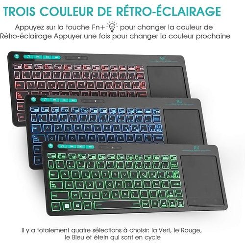 Clavier Bluetooth + TrackPad - BZ DESTOCK