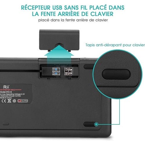 Clavier Bluetooth + TrackPad - BZ DESTOCK