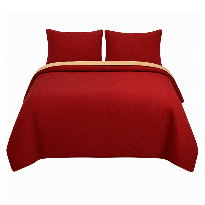 Couvre - Lit Bicolore 220x240cm - BZ DESTOCK